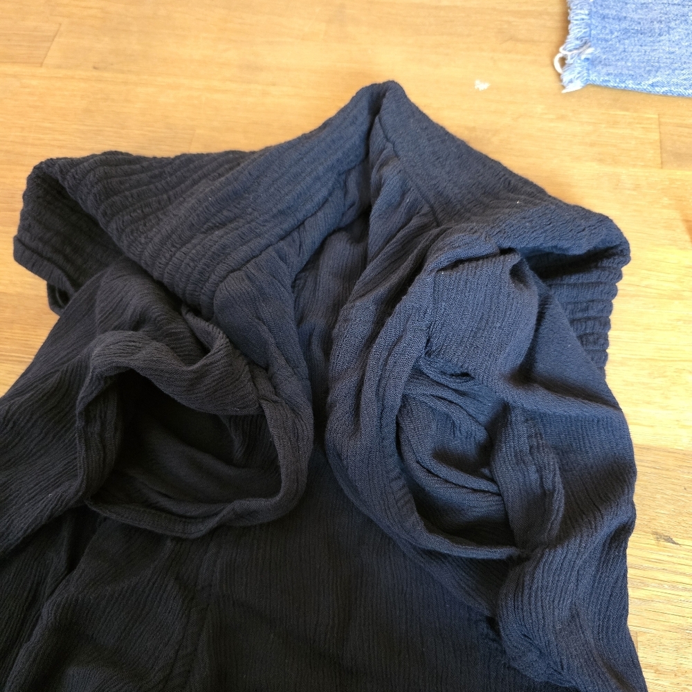 🔴 3/$15 Prana Fernie Jumpsuit Black Strappy Cropped Length S - Picture 12 of 16